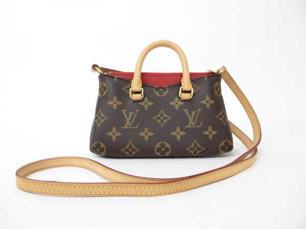 LV ルイヴィトン ナノパラス M61254 モノグラム スリーズ 2wayショルダーバッグ